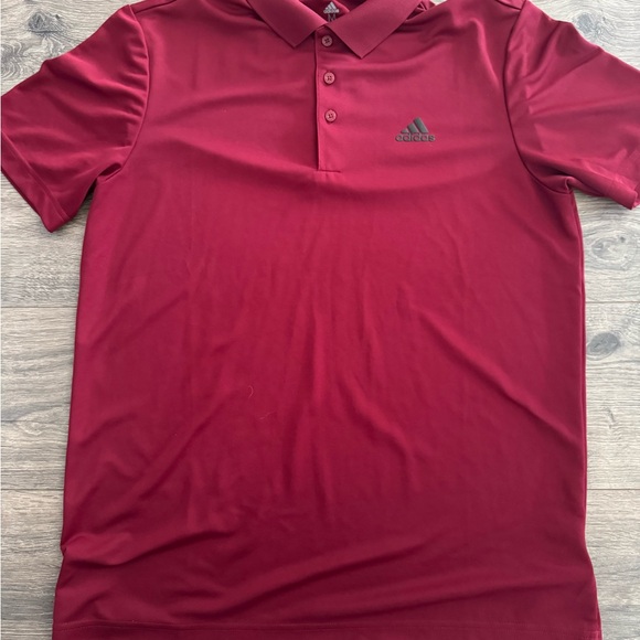 Adidas Men's Red Polo Shirt - Picture 1 of 2